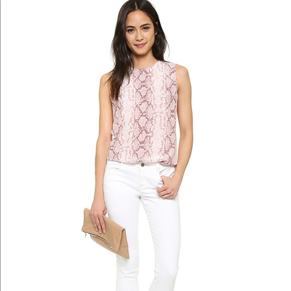 Equipment | Pink Silk Sleeveless Blouse - Picture 6 of 6